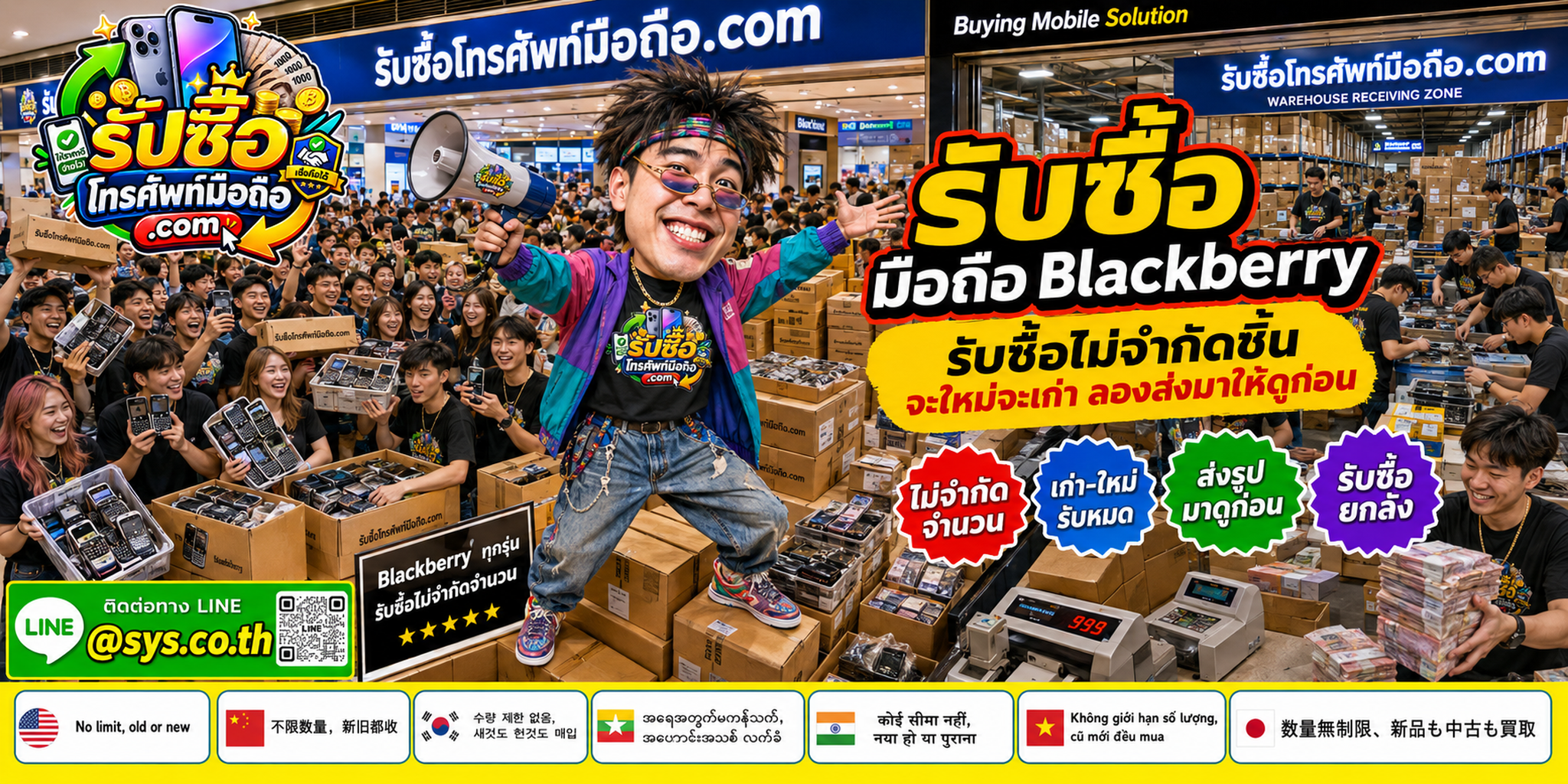 รับซื้อ BlackBerry หลายรุ่น ทั้งเก่า ตกรุ่น และรุ่นสะสม