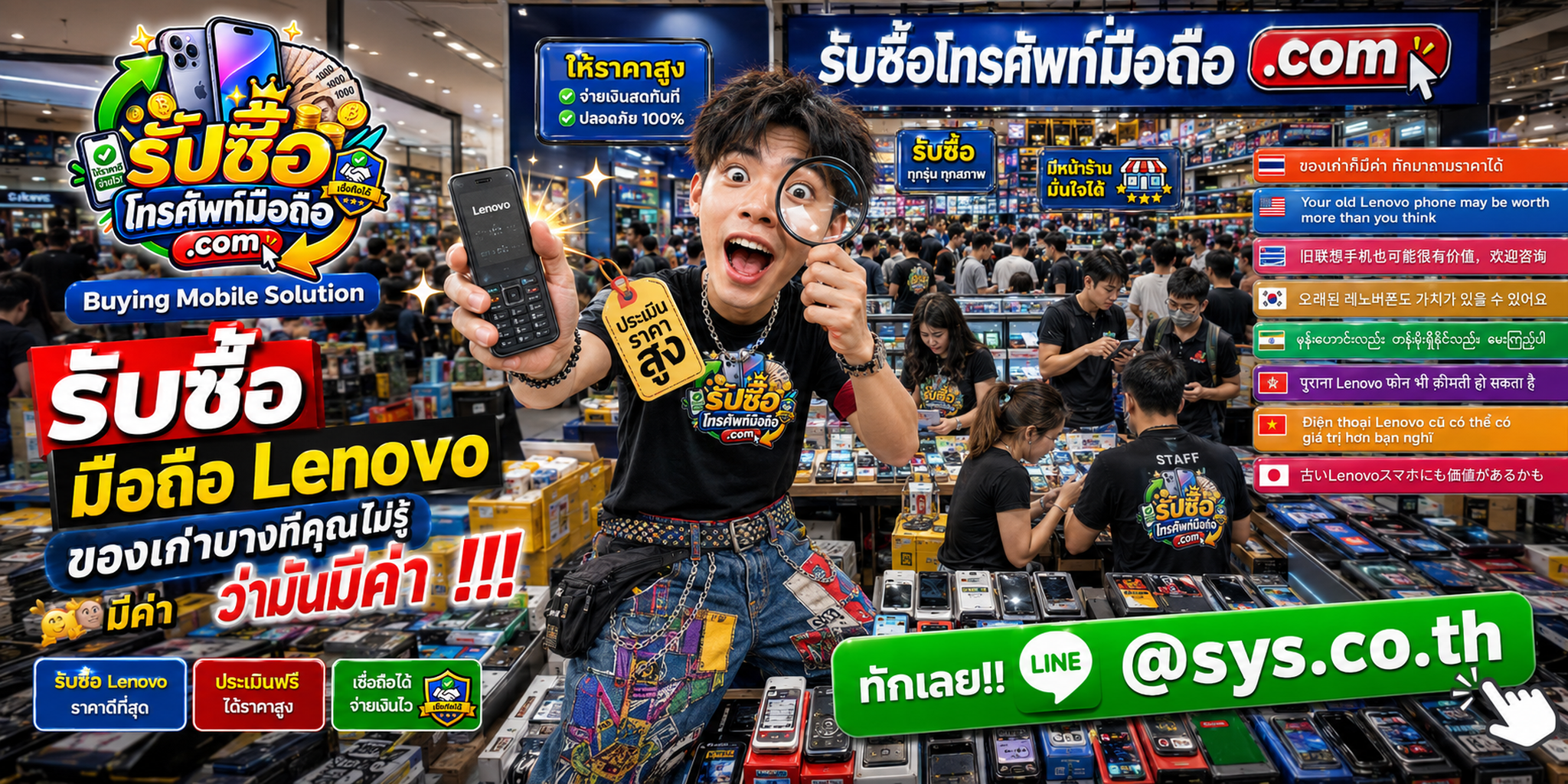 บรรยากาศโกดังไอทีและจุดรับซื้อมือถือ Lenovo ของรับซื้อโทรศัพท์มือถือ.com