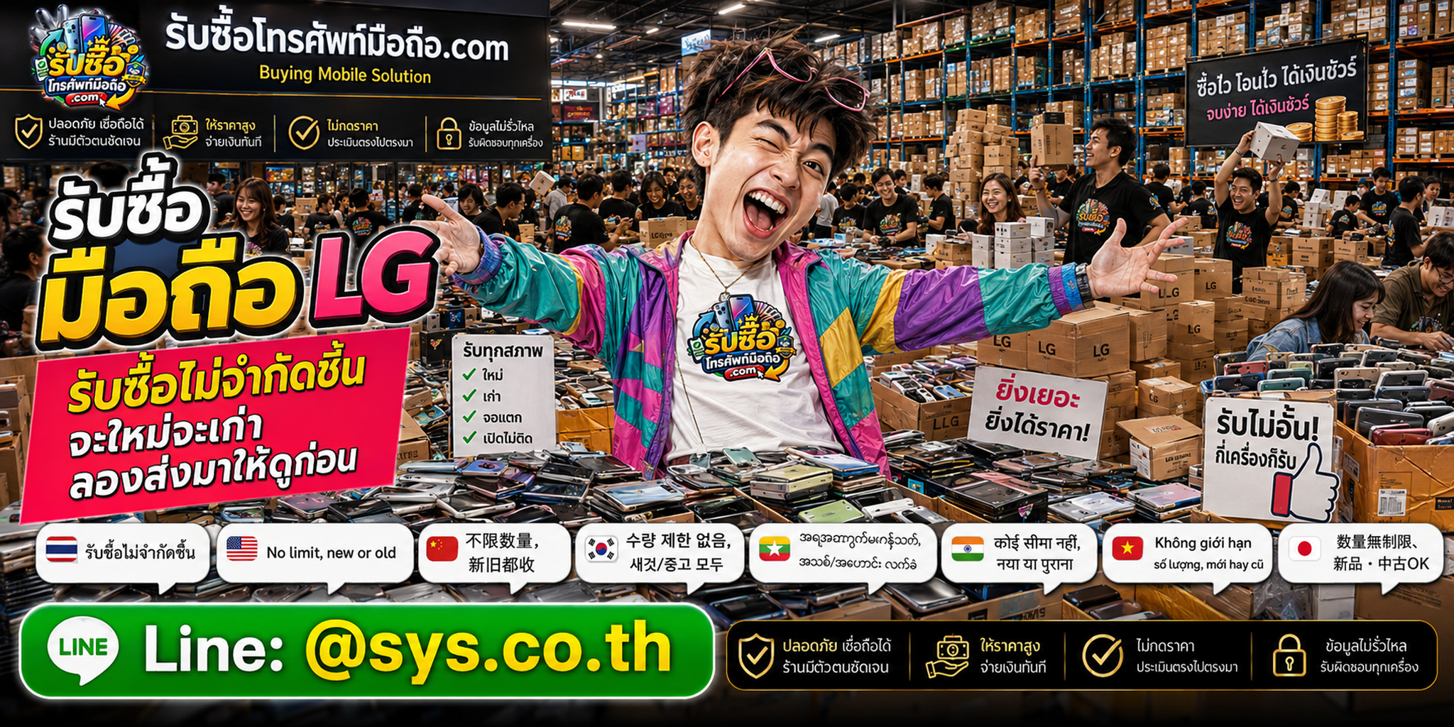 รับซื้อ มือถือ LG ไม่จำกัดสภาพ สอบถามประเมินและบริการถึงที่