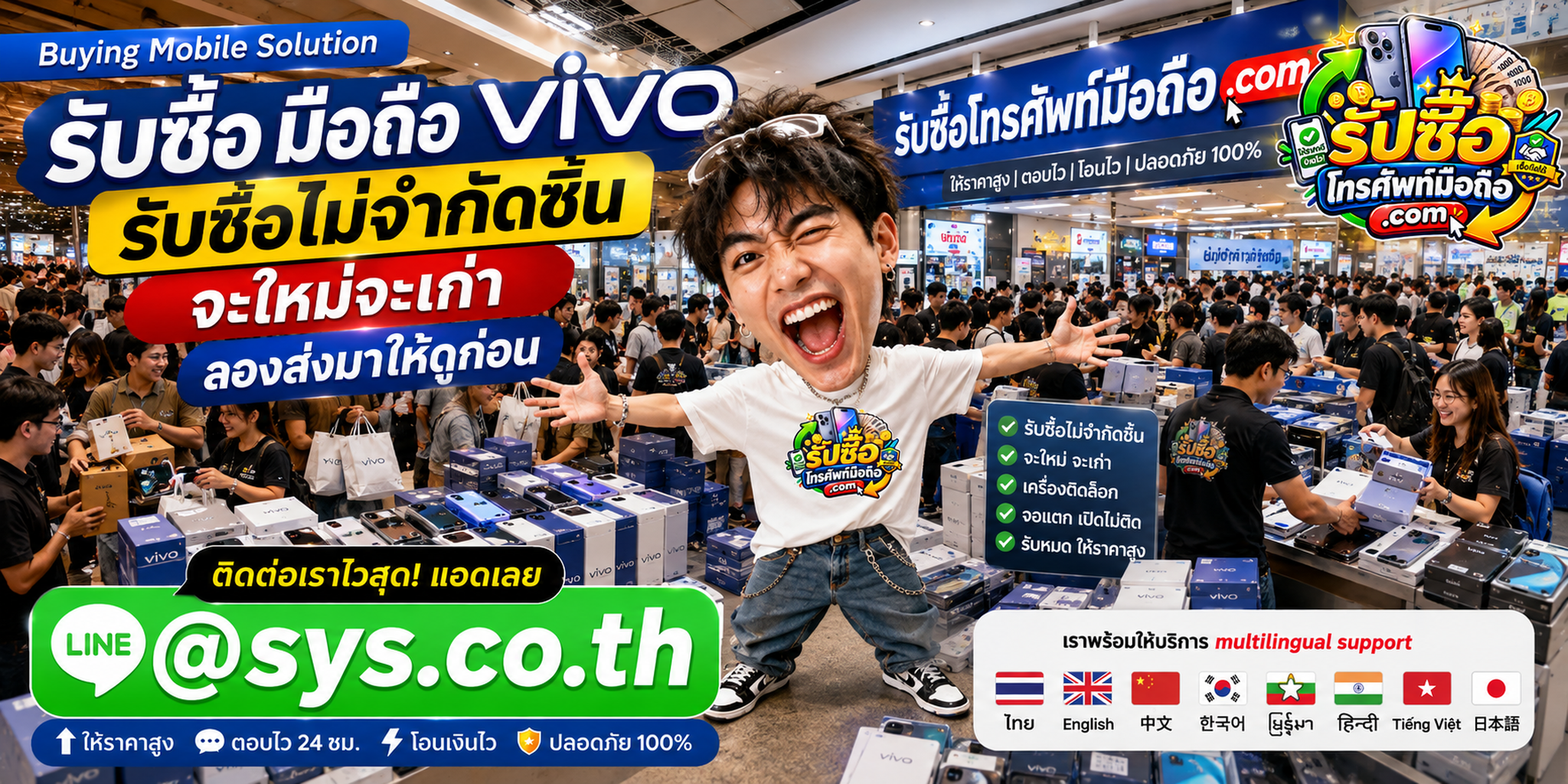 บริการรับซื้อ มือถือ vivo มือสอง เก่า ตกรุ่น และประเมินตามสภาพจริง